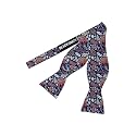 BLACKSMITH Black Self Tie Bowtie for Men