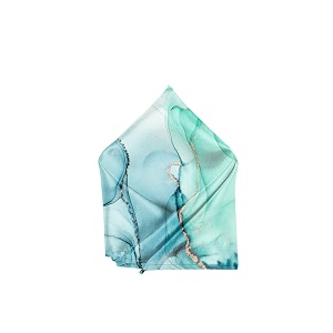 blacksmith marble silk satin printed pocket square for men