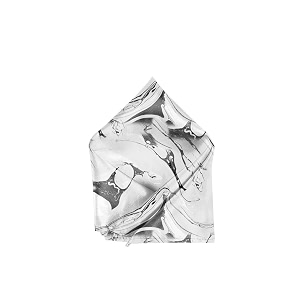 blacksmith marble silk satin printed pocket square for men