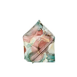 blacksmith marble silk satin printed pocket square for men