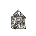 BLACKSMITH Marble Silk Satin Printed Pocket Square for Men