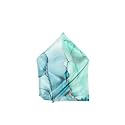 BLACKSMITH Marble Silk Satin Printed Pocket Square for Men