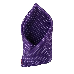 blacksmith polka dot pocket square for men