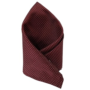 blacksmith polka dot pocket square for men