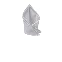 BLACKSMITH Satin Solid Pocket Square for Men [11 x 11 inches ]