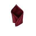 BLACKSMITH Satin Solid Pocket Square for Men [11 x 11 inches ]