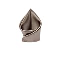 BLACKSMITH Satin Solid Pocket Square for Men [11 x 11 inches ]