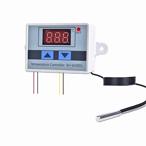 blackt electrotech bt-t1 230v ac 50 to 110 led digital temperature controller with thermocouple sensor