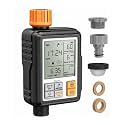 Blackt Electrotech (BT42GA) Drip Irrigation Kit Digital Water Timer Controller | Automatic Smart Watering, Programmable, Child Lock, Large Display & Adapter Included
