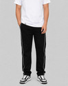 Blacktail Striped Men Black Track Pants