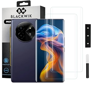 Blackwik UV Curved Tempered Glass for Lava