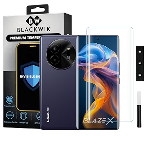 Blackwik UV Curved Tempered Glass for Lava