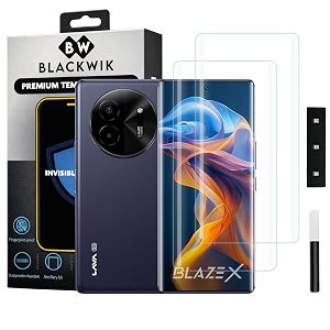 Blackwik UV Curved Tempered Glass for Lava