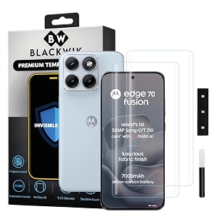 Blackwik UV Curved Tempered Glass for Motorola