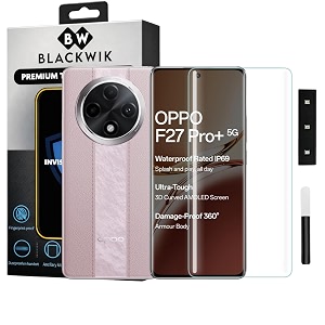 Blackwik UV Curved Tempered Glass for Oppo