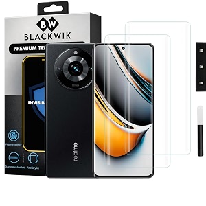 Blackwik UV Curved Tempered Glass for Realme