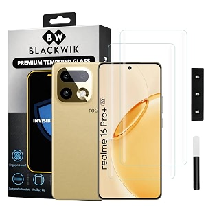 Blackwik UV Curved Tempered Glass for Realme