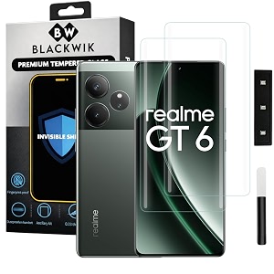 Blackwik UV Curved Tempered Glass for Realme