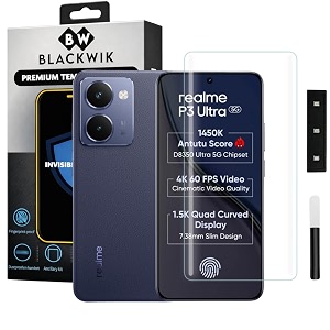 Blackwik UV Curved Tempered Glass for Realme