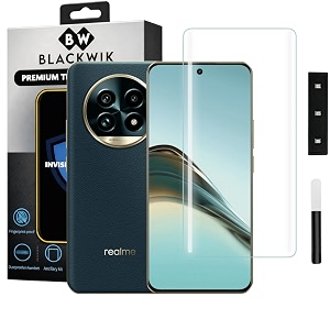 Blackwik UV Curved Tempered Glass for Realme