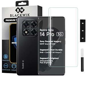 Blackwik UV Curved Tempered Glass for Redmi