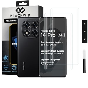 Blackwik UV Curved Tempered Glass for Redmi