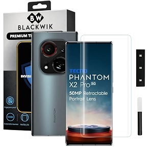 Blackwik UV Curved Tempered Glass for Tecno