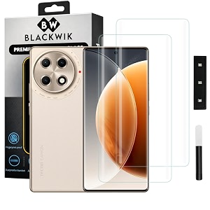 Blackwik UV Curved Tempered Glass for Tecno
