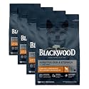 Blackwood Sensitive Premium Dry Dog Food, Lamb Meal &amp; Brown Rice, 4.5 Pound (Pack of 4)