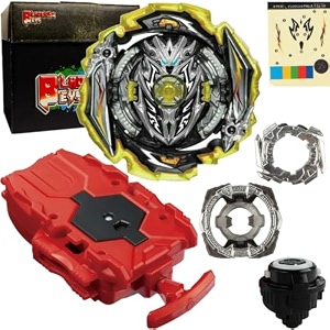 bladeking beys string launcher set- b173-02mq infinite achile39s dimension39 1b shield  string launcher  toy storage box