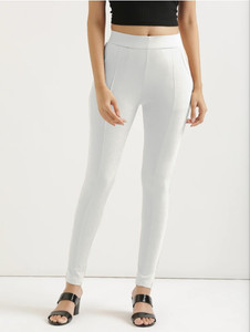 blaine ankle length western wear legging white solid