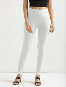 blaine ankle length western wear legging white solid