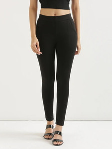 blaine ankle length western wear legging black solid