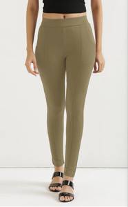 blaine ankle length western wear legging beige solid