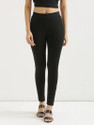 BLAINE Ankle Length Western Wear Legging (Black, Solid)
