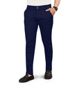 BLAINE Slim Fit Men Blue Trousers