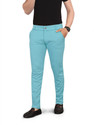 BLAINE Slim Fit Men Light Blue Trousers
