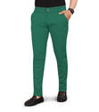 BLAINE Men Slim Fit Light Green Lycra Blend Trousers