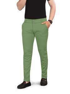 blaine slim fit men multicolor trousers