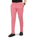 BLAINE Men Slim Fit Pink Lycra Blend Trousers
