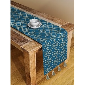 blanc 9 harlequin 46 seater home amp kitchen pure cotton table runner33x182 cm