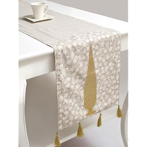 blanc 9 mughal home amp kitchen pure cotton printed 46 seater table runner33x182 cm