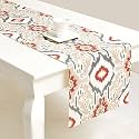 Blanc 9 Nakshi 100% Home &amp; Kitchen Pure Cotton Multicoloured 4/6 Seater Table Runner|(33x182) cm
