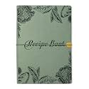 Blank Recipe Book to Write in Your Own Recipes, Leather Cookbook