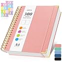 Blank Spiral Notebook: Sketch Book 8.5" X 11", Hardcover Leather Sketchbook