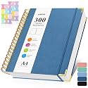 Blank Spiral Notebook: Sketch Book 8.5" X 11", Hardcover Leather Sketchbook