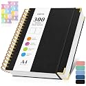 Blank Spiral Notebook: Sketch Book 8.5" X 11", Hardcover Leather Sketchbook