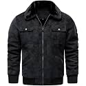 Blaq Ash Men39s Faux Suede Bomber Jacket