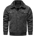 Blaq Ash Men39s Faux Suede Bomber Jacket