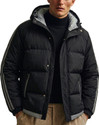 Blaq Ash Men Striped Puffer Jacket